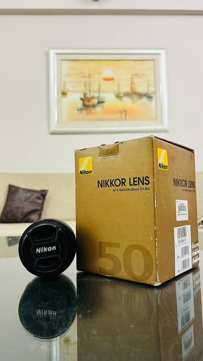 Nikon 50mm f/1.8G AF-S NIKKOR FX Lens