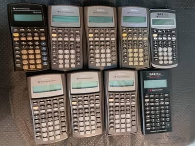 TEXAS INSTRUMENTS BA2 PLUS FINANCIAL CALCULATOR CFA