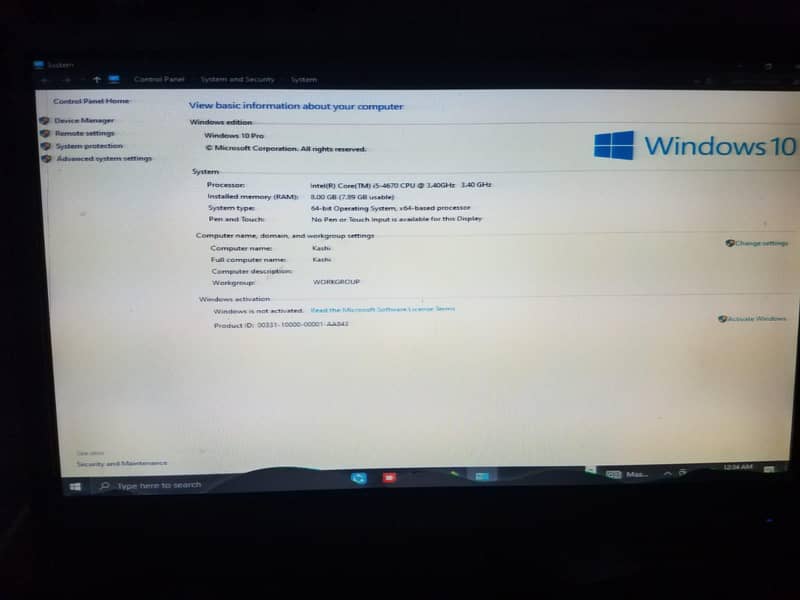 Core i5 4th generation 7