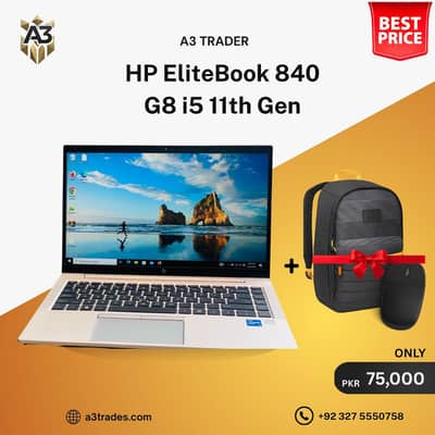 HP EliteBook 840 G8 i5 11th Gen | 16GB RAM | 256GB SSD