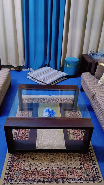 5 seater sofa set with tables