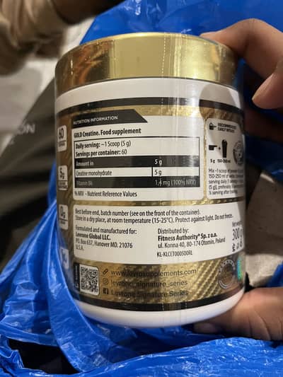 Gold creatine