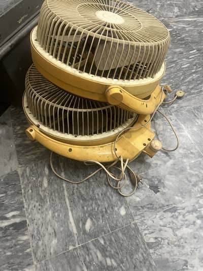 Bracket fans. Heaters