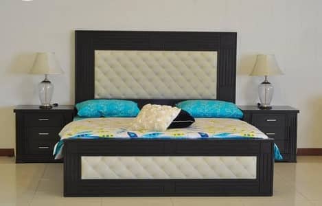 wooden king size bed set
