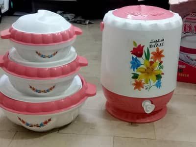 Hot Pot & Cooler Set Complete Box