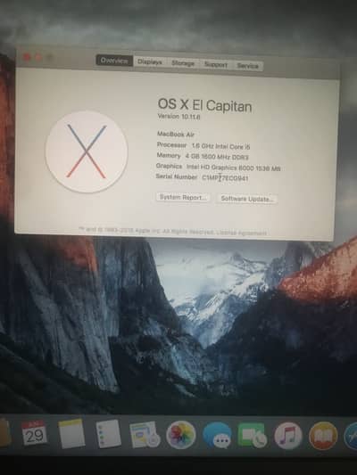 Macbook air 2015 yearly