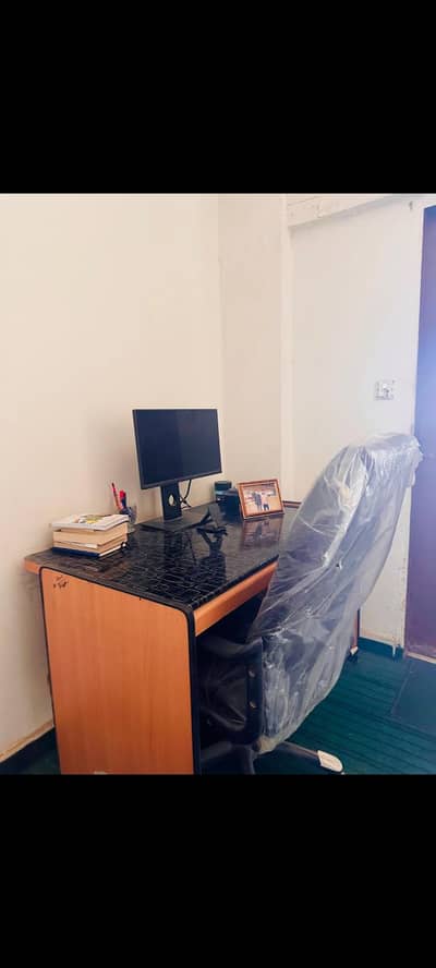 PC monitor gaming chair computer table glaxy light projector