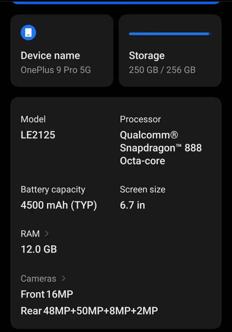 One Plus 9 Pro 8