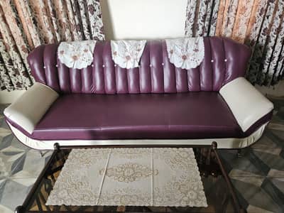 7-Seater Leather Sofa Set for Sale