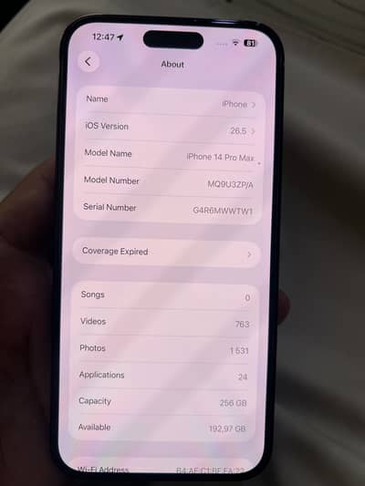 Apple iPhone 14 Pro Max