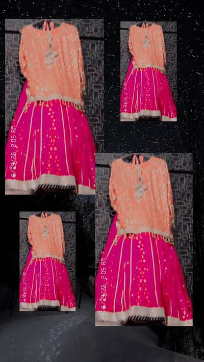 Beautiful 3-Piece Fancy Lehenga Choli / Wedding Wear Dress