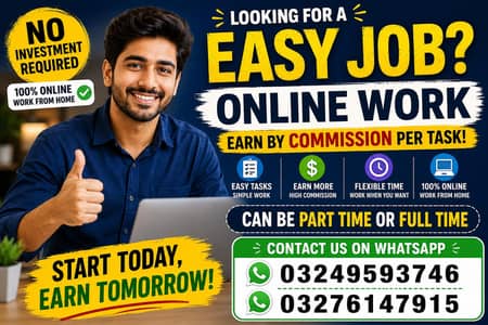 Online Advertising work | No Investment required | Commission per task