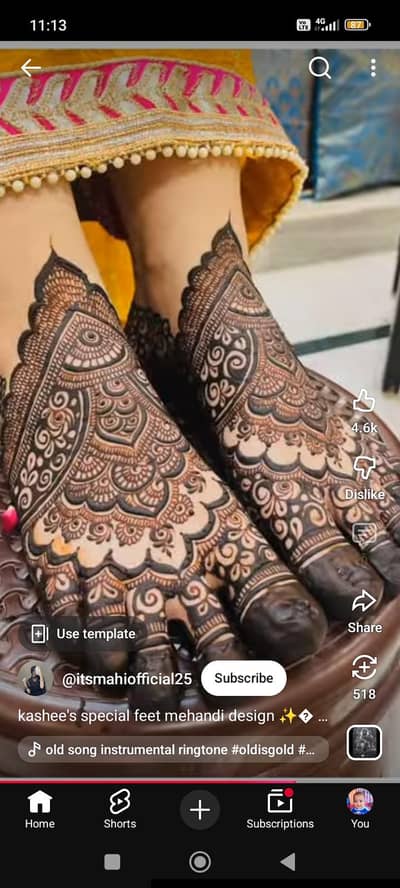 Iraj mehndi art at home service