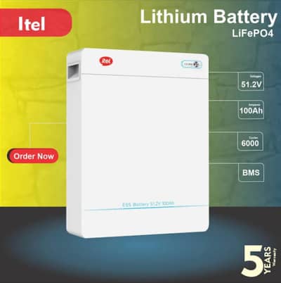 itel 51v 100Ah lithium battery