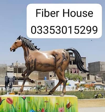 Sculpture Horse Animals fiberglass animals in karachi