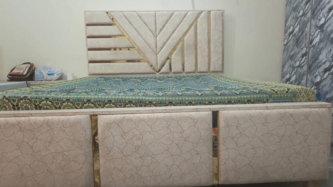 Bed and side table 0