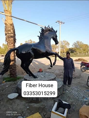 Sculpture Horse Animals fiberglass animals in karachi