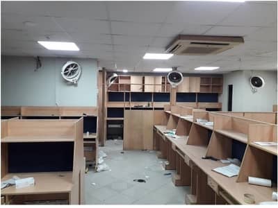 Sami Furnished Area 2200 Square Feet Brand New Corporation Office Available For Rent In Barket Market Garden Town Lahore