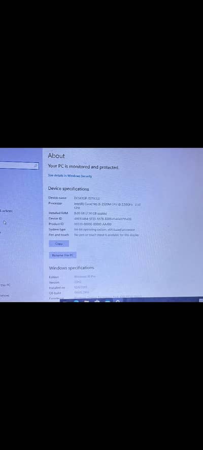 Dell Core i5 2nd Gen | 8GB RAM | 128GB SSD + 500GB HDD