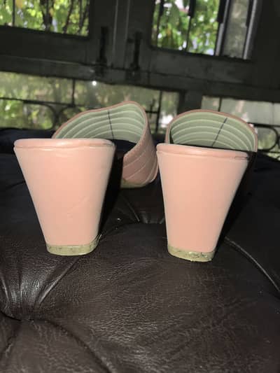 Metro Shoes Baby Pink Heeled Slides , Size 11, | Only Wore Once |