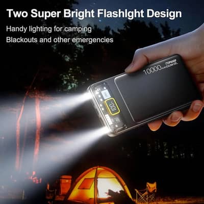 Fast Charging Power Bank 10000mAh 22.5W with Digital Display & Dual