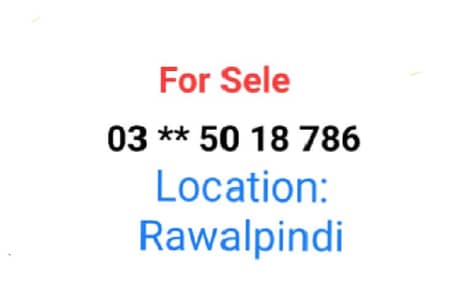 For Sele Golden Lucky Telenor number 03 ** 50 18 786
