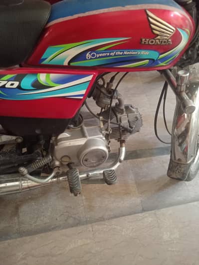 Honda cd 70 24 model for sale in good condition.