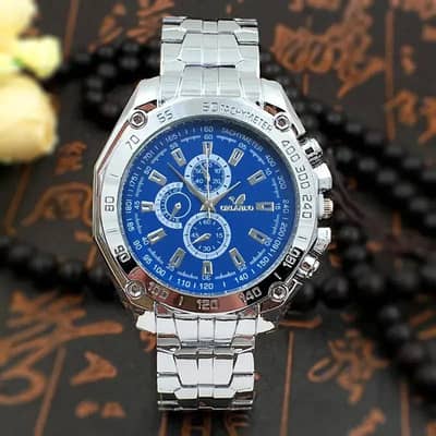 men's blue watch