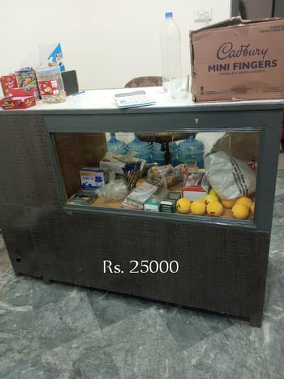 Shop counter rack