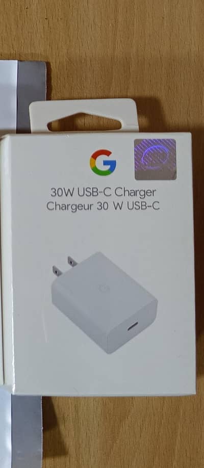 Google 30W USB Type-C Charger Adapter, Fast Charging for Pixel 8/7/6/5