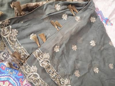 olive green branded dress