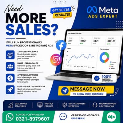 Meta ads Expert | Facebook and Instagram ads Management