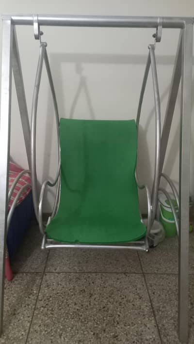 Silver Colored Metal Swing (Jhoola)