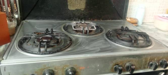 gas stove with oven