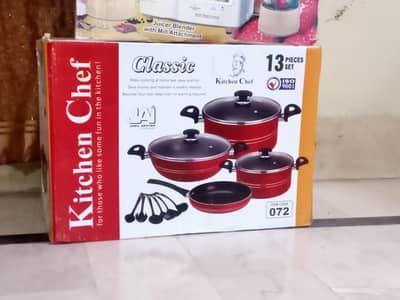 Nonstick Cookware Set 13 Piece Set Complete Box