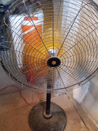 AC/DC full size fan hai 300-400 ki motor bush thk hon gy