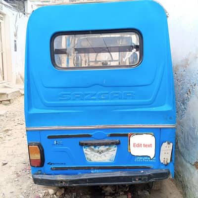 sazgar 6 seater 2023 modal