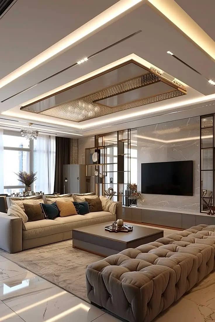 false ceiling/pop ceiling/pvc ceiling/gypsum ceiling/dumpa ceiling 4