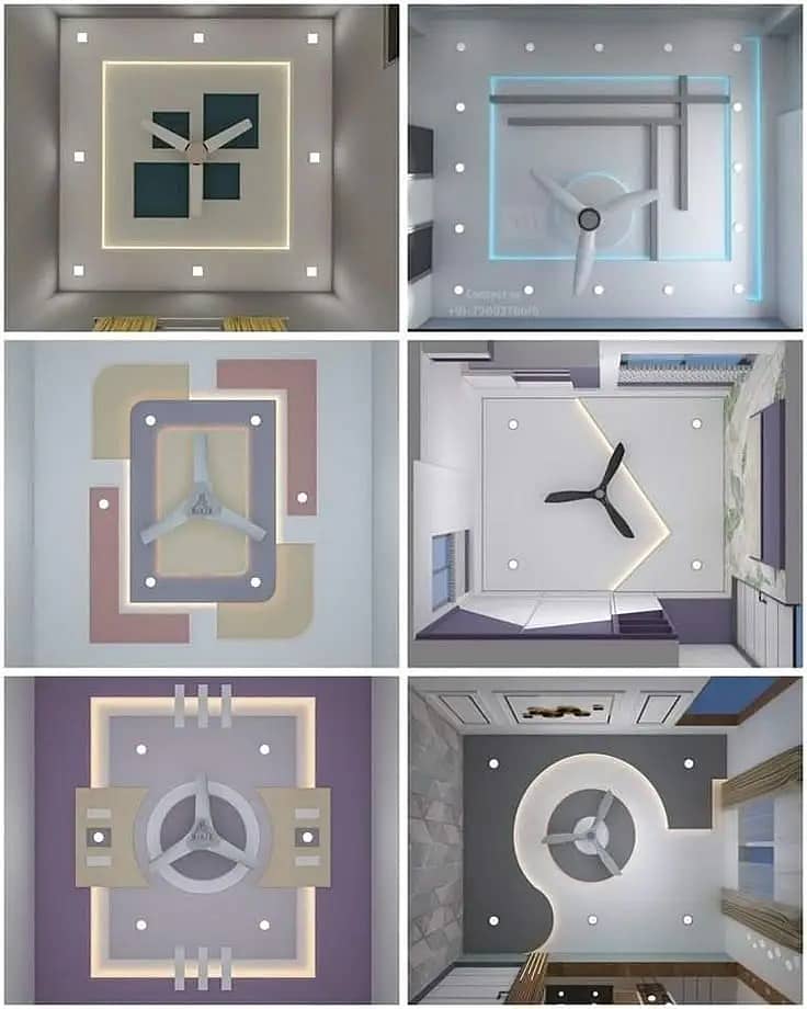 false ceiling/pop ceiling/pvc ceiling/gypsum ceiling/dumpa ceiling 11
