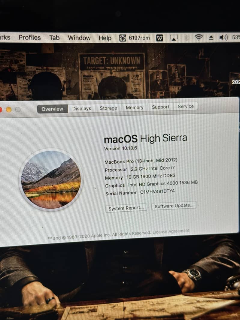 MacBook pro mid 2012 0