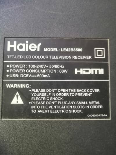 42" LCD for sale