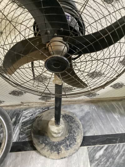 Solar pedestal fan
