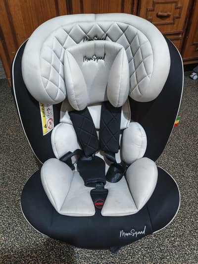 Baby Car Seat | Brand: Mom Squad | Product detail: HB636 Black &Grey