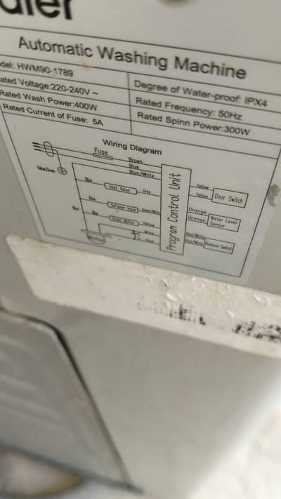HAIER WASHING MACHINE AUTOMATIC