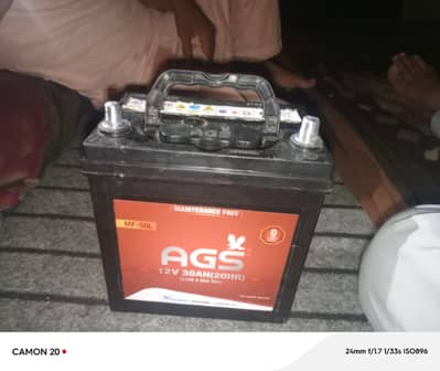 AGS battery 30AH for sale 10/10 condition