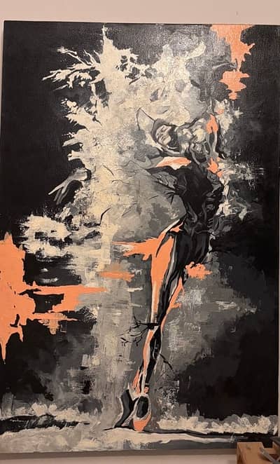 acrylic hand painted