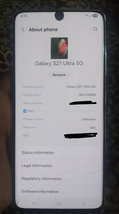 Samsung Mobile S21 Ultra