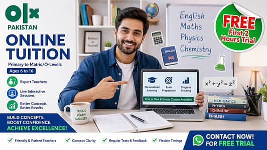 Online Tution for class 1 to 10 Matric