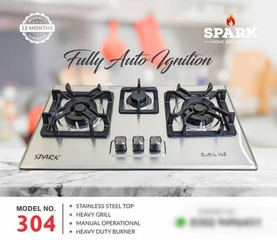 ITALIAN KITCHEN GAS STOVE LPG NG HOOB CHULHA (air hood ) 03114083583