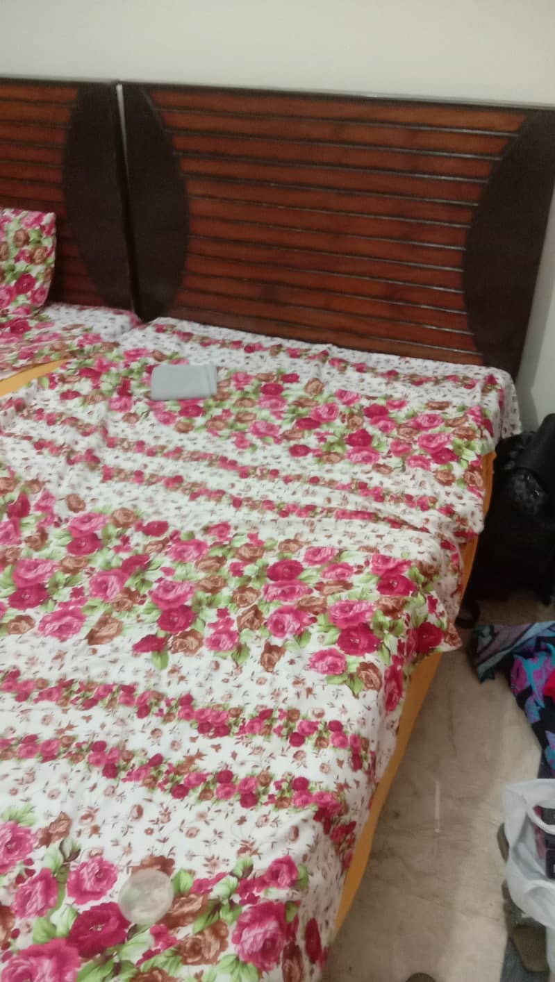 Two Single beds  0